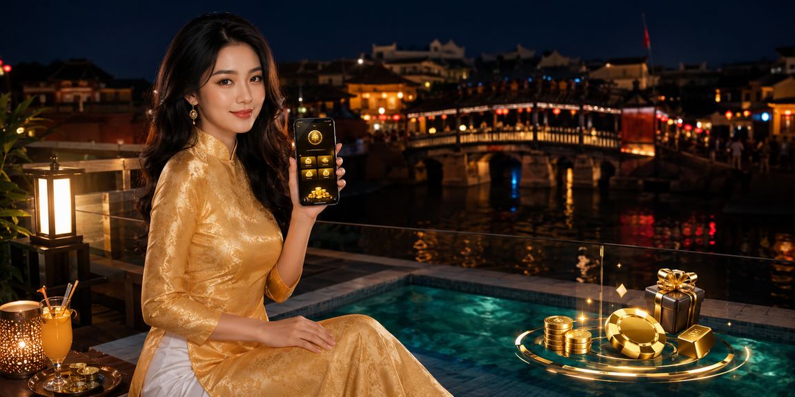 Người dùng xem kèo thể thao và esports qua ứng dụng di động tại Hội An